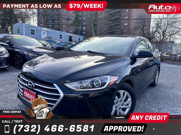 2018 Hyundai Elantra SESedan 6A 6 A 6-A US - $500 (Todos los precios anunciados son PAGOS INICIALES)63614632564227121