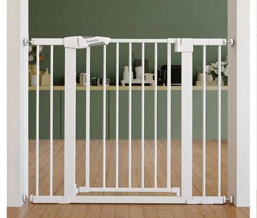 Babelio 26-40" Pressure Mounted Baby Gate for Stairs, Pet Dog (#N) 1