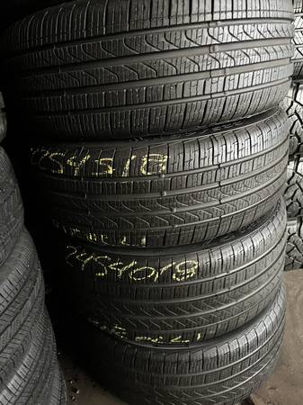 225/45/18 FRONT 245/40/18 REAR PIRELLI SET 1
