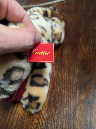 Cartier plush leopard toy genuine - $25063471013700739121