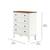 The Pioneer Woman 4-Drawer Dresser Made With Solid Wood Frame, White 3 thumbnail