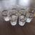 6 - Bar Glass Cups 6" Tall - Drink Recipe Design / Pattern 1 thumbnail