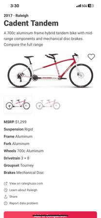 Tandem comfort/hybrid 1