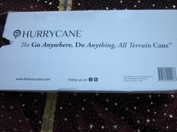 Brand New HURRYCANE'' Walking Stick / Cane 1
