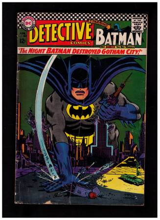 Detective Comics DC #362 Batman April 1967 Low Grade 1
