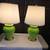 Mid Century Green and Brass Lamps by Paul Hanson $60 each 13 thumbnail