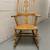 Vintage Windsor fiddle-back rocking chair 2 thumbnail