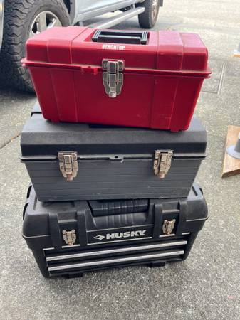 3 various tool boxes 1