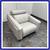 New Loggia Showroom Athos Leather Power Recliner, Frozen 4 thumbnail