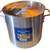 Winco Professional Grade 16 Qt. Aluminum Stock Pot #17 W. Lid Win-Ware 1 thumbnail