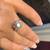 Natural Diamond in18K White Gold Engagement or Cocktail Ring (Size 7) 18 thumbnail