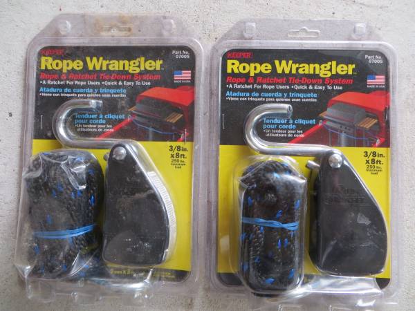 ROPE & RATCHET TIE-DOWN SYSTEM - NEW 1
