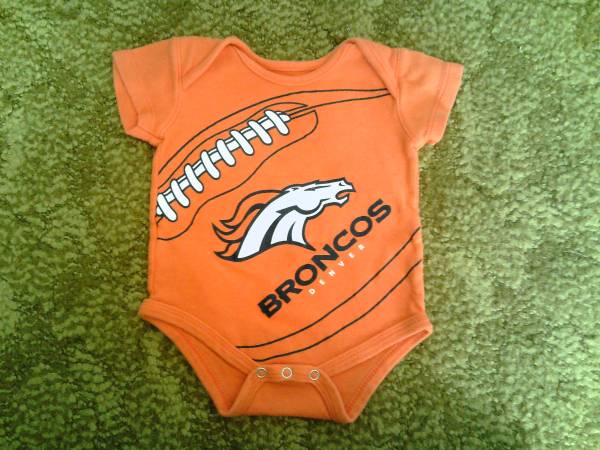 “Broncos” Baby Onesie (3-6 Months) 1