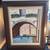 Framed Oil Painting of Donkeys Under Archway 1 thumbnail