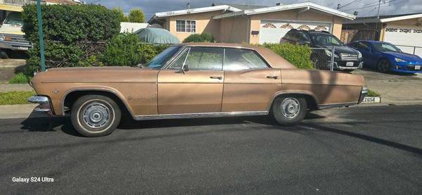 Chevy Impala 1965, 4 puertas sin pilar central, 1 propietario, 50 mil millas originales - $6.500 (hayward / castro valley)63477610245505124