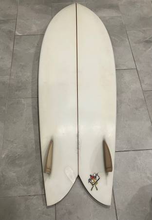 5’6 Christenson Fish Surfboard 1