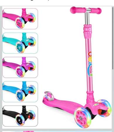 BELEEV Scooters for Kids 3 Wheel Kick Scooter for Toddlers Girls Boys, 4 Adjusta 1
