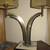 Art Deco LAMP 2 swivel arm 2 shades Antique Vintage Decor 5 thumbnail