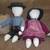 Amish Dolls ~ 2 ~ faceless ~ Bonnet & Hat ~ cloth ~ handmade ~ 20" 1 thumbnail