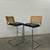 Vintage Mid Century Modern Cane Cesca Cantilever Blue Counter Stools Barstools 5 thumbnail