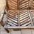 48” Wide Rustic Brown Acacia Wood Outdoor Loveseat with Chevron Design 14 thumbnail