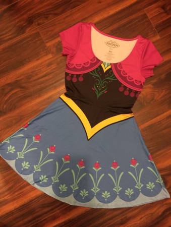 Disney Frozen Anna Womens Dress Size Small ❄️⛄️💙 • FIRM ON PRICE  1