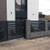 Metal HORIZONTAL SLAT Fence Panel (6'Hx6'W) Black or Basalt Grey 17 thumbnail
