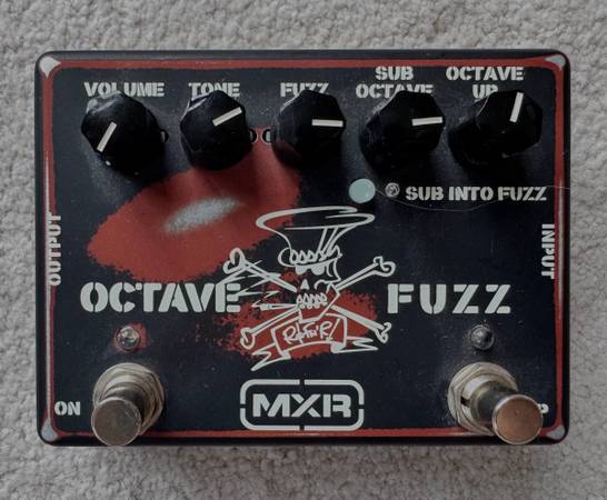 MXR SF01 slash octave fuzz pedal - musical instruments - by