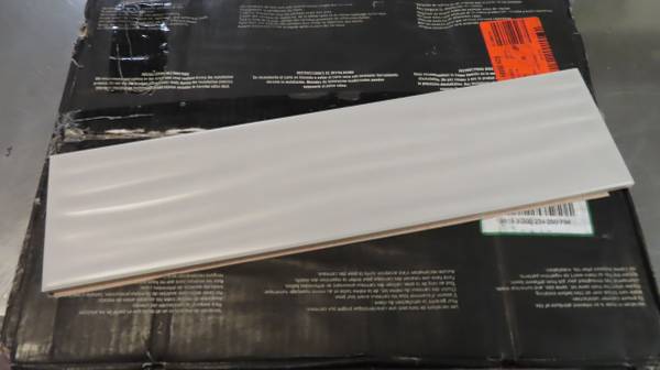 Case of MSI Gray Riptide 4" x 16" Matte Ceramic Subway Wall Tile 1