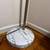 Modern Floor Lamp with Marble Base – Brushed Steel Shade 2 thumbnail