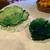 Green Leaf Fruit / Salad bowl with 5 single-serving matching plates 4 thumbnail