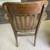 Vintage solid wood chair with arms 4 thumbnail