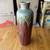 Tall Drip Glaze Ceramic Vase – 14” Red & Green Vintage Style 2 thumbnail