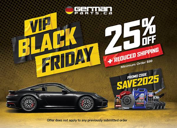 Black Friday Sale - Our Biggest Sale Ever!! GermanParts.ca 1