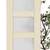 3 Qty Solid pine interior doors with 5 lite frosted glass 1 thumbnail