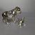 Swarovski Crystal Gorilla and Cubs 3 thumbnail