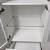 Ikea BESTA glossy white shelf unit storage cabinet with frosted glass 6 thumbnail
