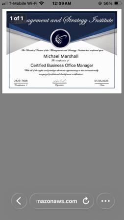 Operations management /supervisor 1