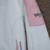 Women's sz L Leather Motorcycle Jacket- White Pink Flames 4 thumbnail