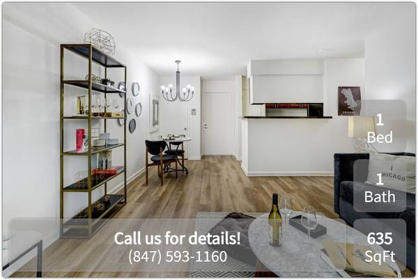 $1,560 / 1br - 635ft2 - Dive into style! 1 BR, 1 BA, 635 Sq Ft of space awaits! (Arlington Heights)63918411941250122