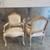 Pair of Vintage French whitewashed arm chairs 6 thumbnail