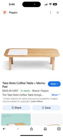 Poppin Note Table Design Within Reach Eames Herman Miller Room & Board 1