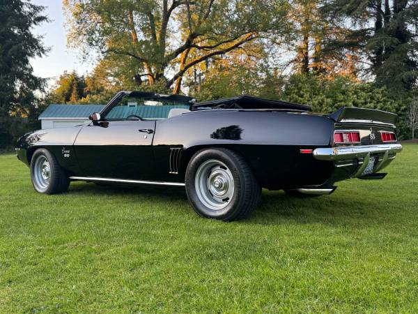 1969 Chevrolet Camaro Convert 396 5sp P/S P/B A/C Frame Off Restomod - $88,500 (Lynnwood)63441947911937124