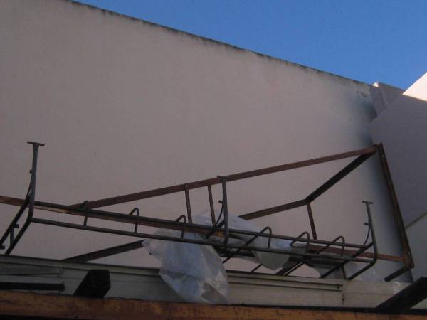 * DUST COLLECTOR  BLOWER SUPPORT RACK 1