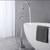 Nestfair, 2-Handle Floor Mount Roman Tub Faucet with Hand Shower in Ch 2 thumbnail