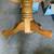 Round solid oak table 3 thumbnail