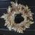 Glittery Gold-Tone Snowflake Wreath Style Ornament/Candle Rings - FOUR 4 thumbnail