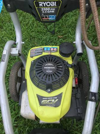 Ryobi power pressure washer 3100 psi 2.5 gpm 1