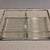 Trinket/Jewelry Box Glass 2-Compartment with Flowers on Lid /Vintage! 3 thumbnail