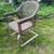Black painted cast steel Hampton Bay patio dining set with 6 chairs 9 thumbnail